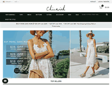 Tablet Screenshot of chicwish.com